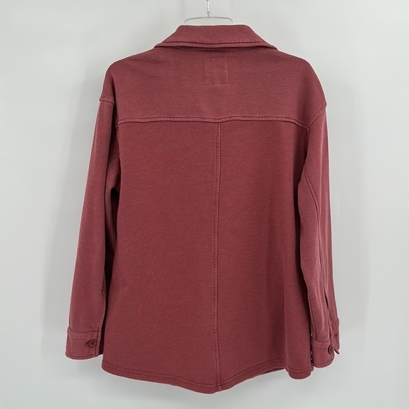 Avec Les Filles Pink Shirt Jacket Size Medium - Picture 4 of 10